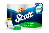 Papel Higiénico Scott Cuidado Completo X 4 Rollos.