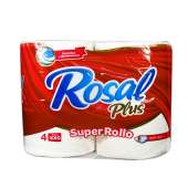 Papel Higiénico Rosal Plus Paquete x4 Rollos.