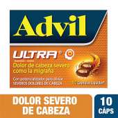 Advil Ultra Caja X 10 Capsulas