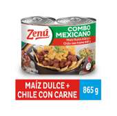 Maíz Dulce Zenú X 425 Gr + Chile con Carne X 440 Gr