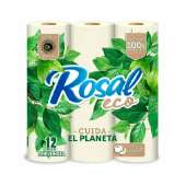 Papel Higiénico Rosal Eco X 12 Rollos