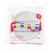 Plato Desechable Domingo Mediano X 20 Unds