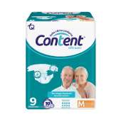Pañal Content Adulto Talla M X 9 Unds