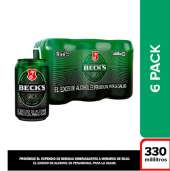 Cerveza Becks X 6 X 330 ML